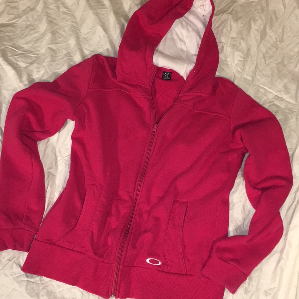 OAKLEY zip-up hoodie